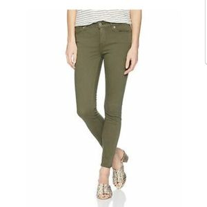 Lucky Brand Skinny Ankle Jean Army Green - Size 30